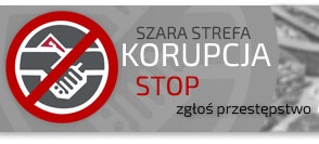 Plakat Stop korupcji